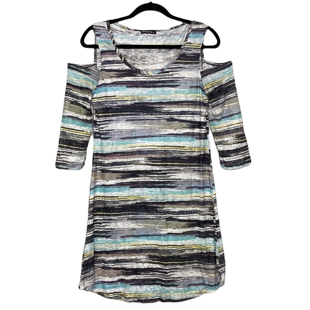 David Cline Cold Shoulder Dress Size S